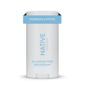 Native Deodorant | Aluminum Free | Powder and Cotton | for Women and Men | 2.65 Ounce