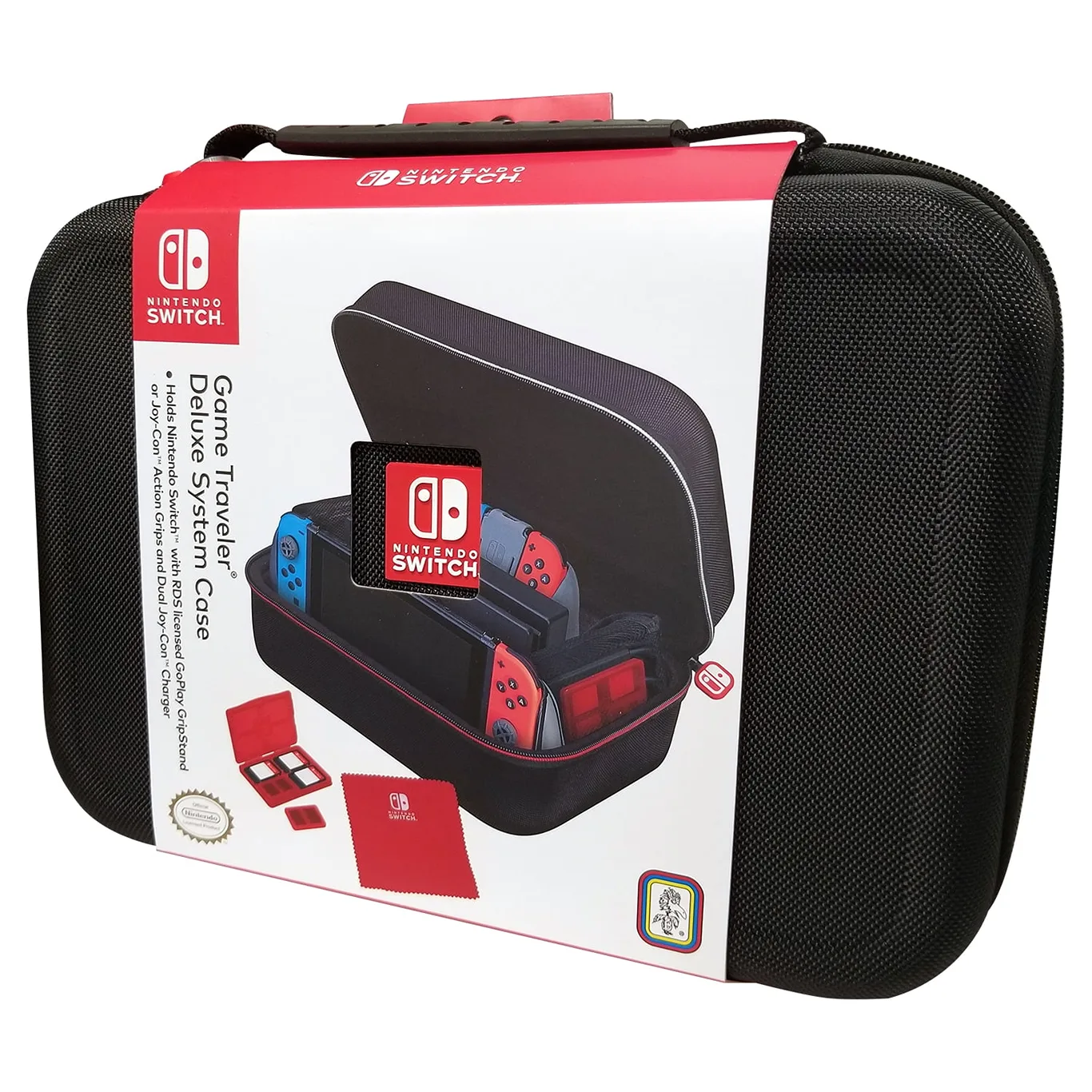RDS Industries | Nintendo Switch | Video Game Traveler | Deluxe Gaming System Carrying Case