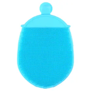 Frida Baby Silicone Body Bath Brush | DermaFrida the Bath Mitt | Quick-Dry | Bacteria-Resistant Replacement to Washcloth