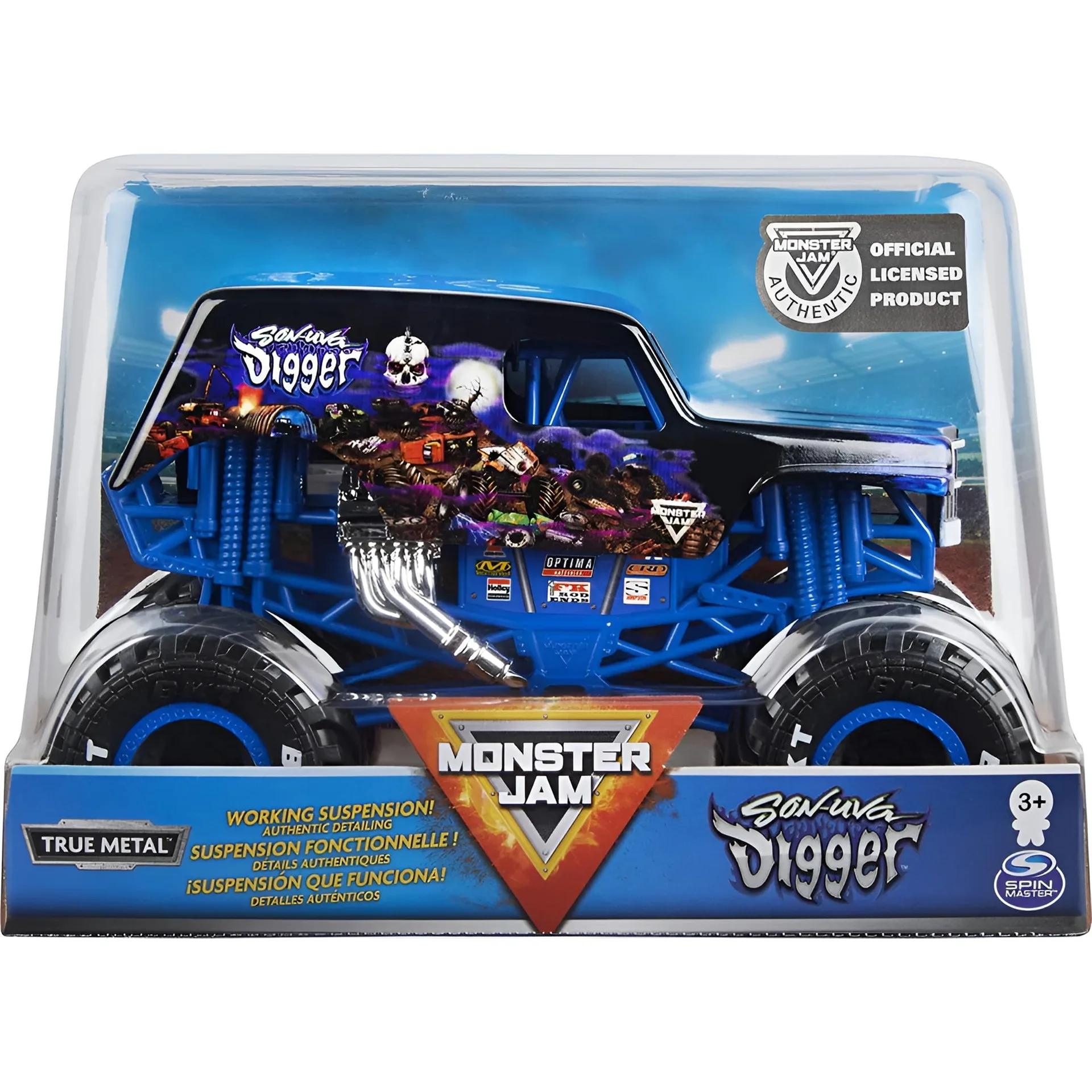 Monster Jam Official Son-uva Digger Monster Truck (Premium Edition)