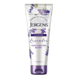 Jergens Hand & Body Lotion | Lavender Body Butter Moisturizer | for Dry Skin | 7 Ounce