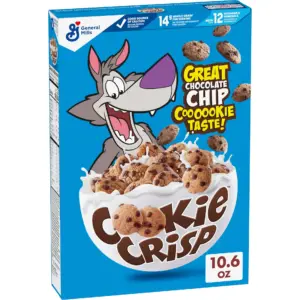Cookie Crisp Breakfast Cereal | Chocolate Chip Cookie Taste | 10.6 Ounce | 1
