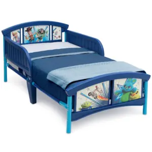 Disney/Pixar Toy Story 4 Plastic Toddler Bed by Delta Children (Premium Edition)