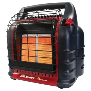 Mr. Heater Big Buddy 4,000-18,000 BTU 3 Setting Portable LP Gas Heater Unit | Single