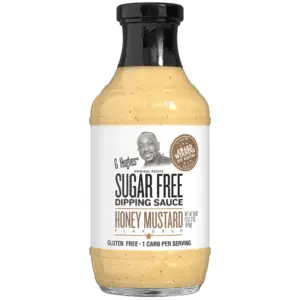G Hughes Sugar Free Honey Mustard Dipping Sauce | 18 Ounce