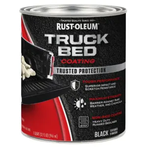 Black | Rust-Oleum Automotive Truck Bed Coating-342668 | Quart