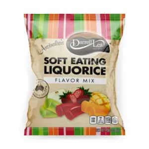 Darrell Lea Soft Australian BCF26 Licorice | Non-GMO | No Palm Oil | Plant Based | No High Fructose Corn Syrup | Soft and Chewy Licorice Candy | Made Inch Australia (Mixed Fruit | 7 Ounce (Pack of 1)) *ASIN