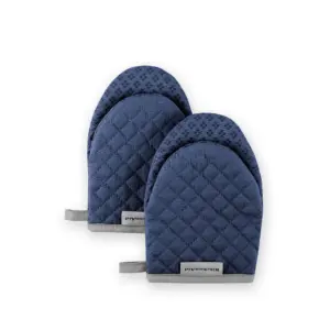 KitchenAid Asteroid Mini Oven Mitt 2-Pack Set | Blue Willow | 5.5x8
