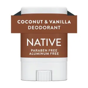 LOT of 4 | Native Deodorant Coconut and Vanilla | Mini Travel Size | 0.35 Ounce