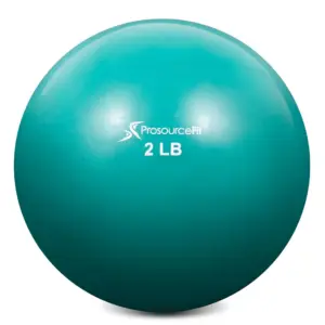 ProsourceFit Weighted Toning Exercise Hand Balls for Pilates and Yoga | 2 LB