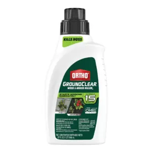 Ortho GroundClear Weed & Grass Killer2 Concentrate | Kills Moss & More | 32 fl. Ounce. | Multicolor | 32 Ounce