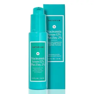 Naturium Niacinamide Face Serum 12% Plus Zinc 2% | Anti-Aging | Pore Minimizer and Dark Spot Corrector with Hyaluronic Acid and Vitamin E | Vegan and Cruelty-Free | 1 Ounce