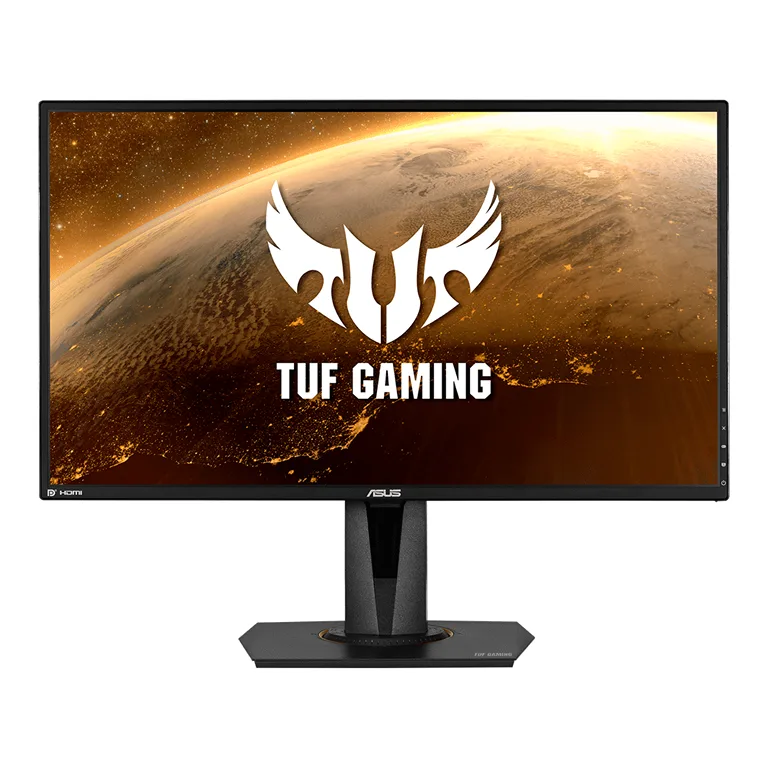 ASUS TUF Gaming 27 1440P HDR Gaming Monitor (VG27AQ) | QHD (2560 x 1440) | 165Hz (Supports 144Hz) | 1ms | Extreme Low Motion Blur | Speaker | G-SYNC Compatible | VESA Mountable | DisplayPort | HDMI