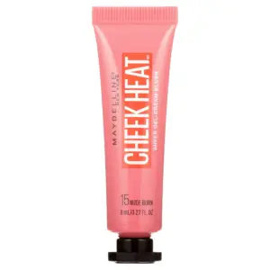 Maybelline Cheek Heat Gel-Cream Blush | Face Makeup | Nude Burn | 0.27 fl. Ounce