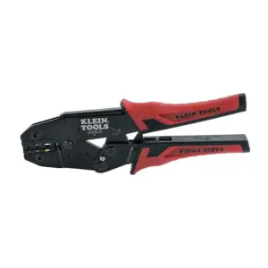 Klein Tools 10-22 AWG 9 Inch. L Ratcheting Crimper