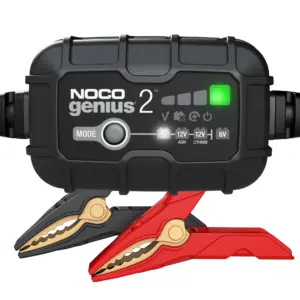 NOCO GENIUS2: 2A 6V/12V Smart Battery Charger | Maintainer & Desulfator