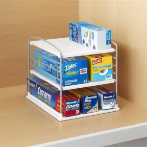 YouCopia UpSpace Adjustable Box Organizer for Foil Wrap & Kitchen Cabinet Storage