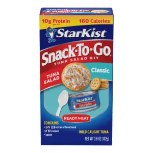 StarKist Snack-to-Go Ready-to-Eat Classic Tuna Salad Kit with Crackers | 3.6 Ounce