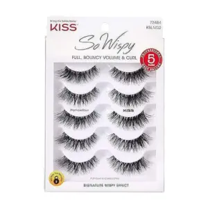KISS So Wispy False Eyelashes Multipack # 09 | Lashes | 5 Pairs