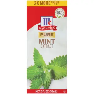 McCormick Non-GMO Pure Mint Extract | 2 fl Ounce Box