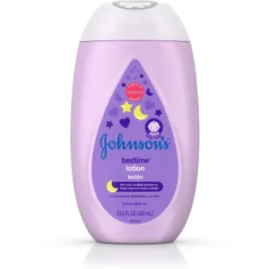 Johnson's Bedtime Baby Lotion with NaturalCalm Essences | Hypoallergenic and Paraben Free 13.6 Ounce (Pack of 3)