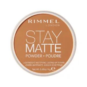 Rimmel London Stay Matte Pressed Powder | Toffee | 0.49 Ounce | Single