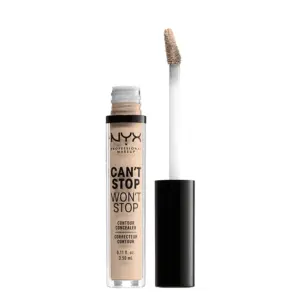 NYX Professional Makeup Can't Stop Won't Stop Full Coverage Concealer | 24Hr Matte Finish | Alabaster | 0.11 fl Ounce