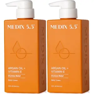Medix 5.5 Argan Oil + Vitamin E Anti Aging Body Cream 15 fl Ounce | 1 | Argan Oil (Sweet Soft Musk)