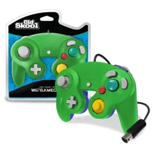 GameCube Controller Green/Blue Old Skool (Premium Edition)