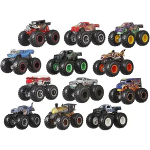 Hot Wheels Monster Trucks 1:64 Scale Die-Cast Ultimate Chaos 12 Pack Toy Vehicles for Kids Ages 3 years & older