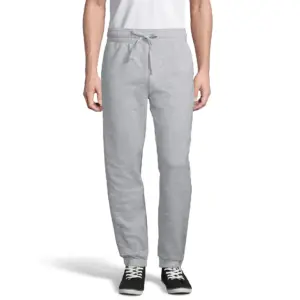 Hanes Men's & Big Men's EcoSmart Fleece Jogger Sweatpants with Pockets | Sizes S-3XL | LIGHT STEEL | L