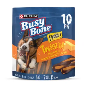 Purina Busy with Beggin Twistd Cheddar & Hickory Smoked Flavors Adult Dog Treat