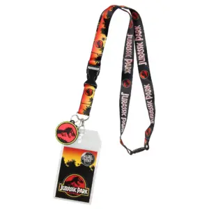 Bioworld Movie Buff's Essential: Stylish Lanyard for Film Fanatics! | Nylon | Jurassic Park V2
