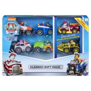PAW Patrol | True Metal Classic Gift Pack of 6 Collectible Die-Cast Vehicles | 1:55 Scale