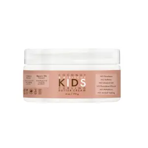 SheaMoisture Kid's Butter Curly Hair Cream Coconut and Hibiscus | 6 Ounce | 1