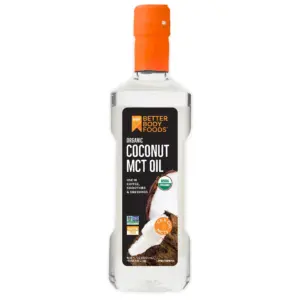 BetterBody Foods MCT Oil Concentrated MCTs from Organic Coconut Oil | 500ml | Single