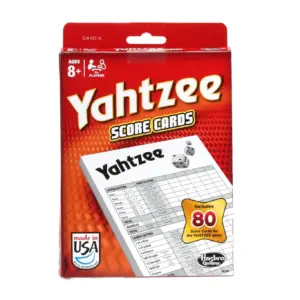 Yahtzee Game Score Pad | Includes 80 Score Cards | 1