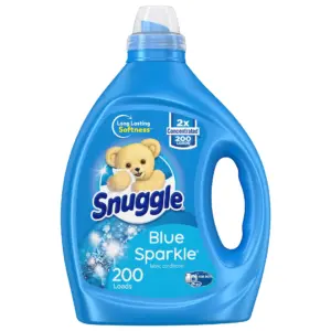 Snuggle Liquid Fabric Softener | Blue Sparkle | 2X Concentrated | 200 Loads