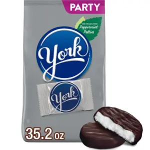 York Dark Chocolate Peppermint Patties Candy | Party Pack 35.2 Ounce
