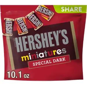 Hershey's Special Dark Miniatures Assorted Dark Chocolate Candy | Share pack 10.1 Ounce