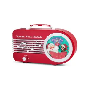 Mr. Christmas North Pole Radio Jukebox | Red | 1 Pack