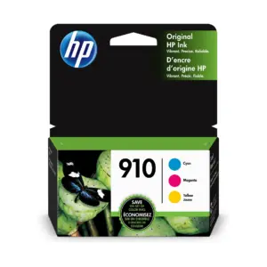 HP 910 3-Pack CMY(3) Original Ink Cartridge Combo | Per cartridge: ~315 pages | Cyan | Magenta | Yellow | Tri-Color