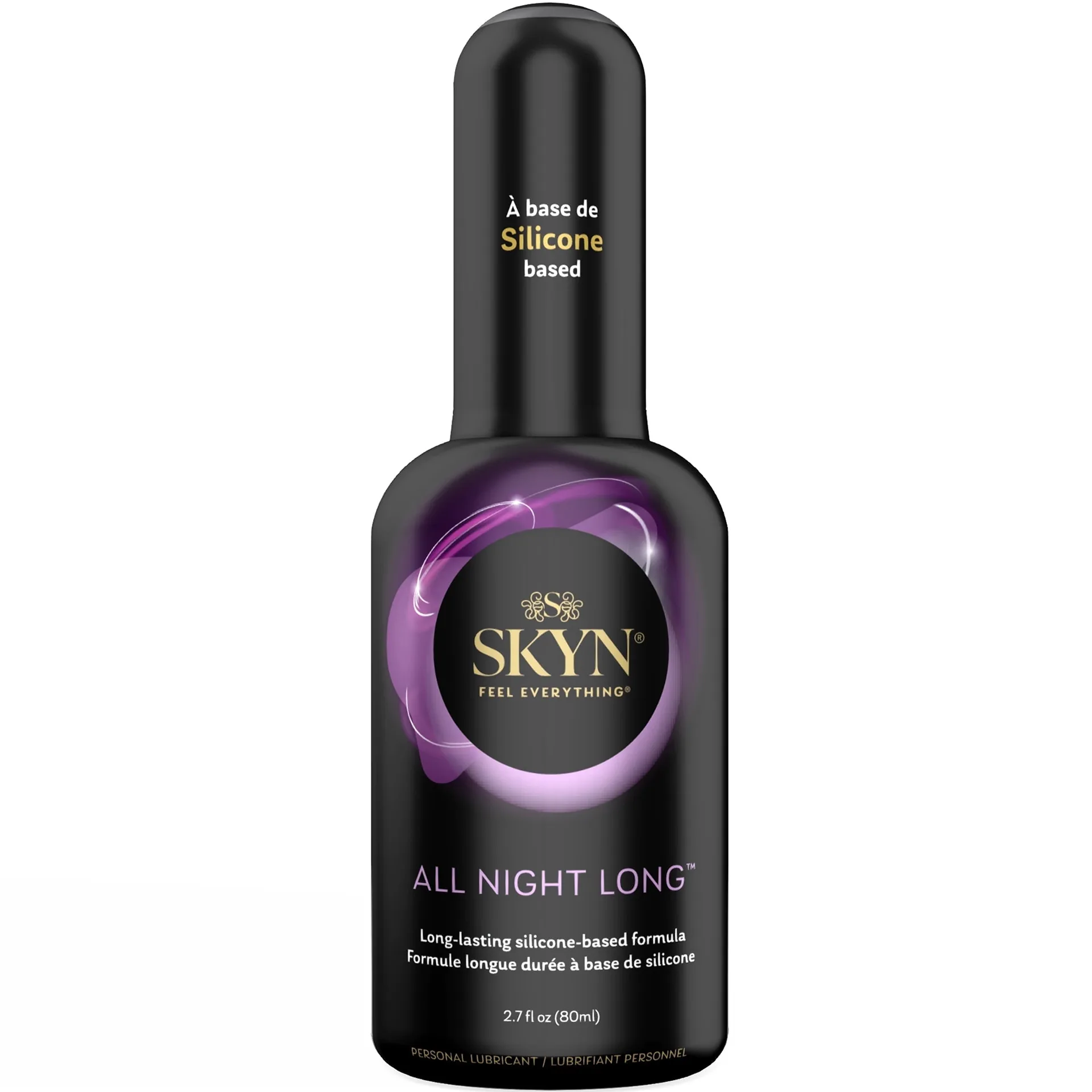 SKYN All Night Long Silicone Based Personal Lubricant | 2.7 fl Ounce | 2.7 Fl Ounce Pack of 1