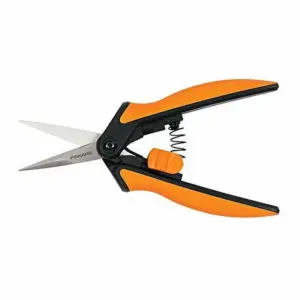 Fiskars Softouch Micro-Tip Pruning Snip | Non-Coated Blades | 10 (399240-1003)