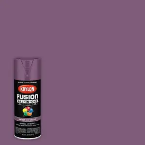 Krylon K02709007 Krylon Fusion All-Inch-One Icy Grape Gloss 12 Ounce Spray Paint | Multi-Surface | (1 Piece | 1 Pack) | Purple | Single