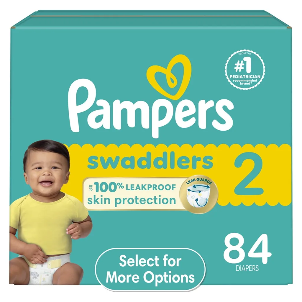 Pampers Swaddlers Diapers | Size 2 | 84 Count (Select for More Options)