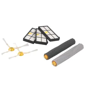 iRobot Authentic Replacement Parts- Roomba 800 & 900 Series Replenishment Kit (3 AeroForce Filters | 2 Spinning Side Brushes | & 1 Set of Multi-Surface Rubber Brushes)