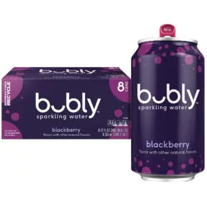 bubly Blackberry Sparkling Water | 12 fl Ounce | 8 Pack Cans