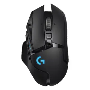 Logitech G502 LIGHTSPEED Wireless Gaming Mouse | HERO 25K Sensor | 25,600 DPI | RGB | Adjustable Weights | 11 Programmable Buttons | Long Battery Life | On-Board Memory | PC / Mac