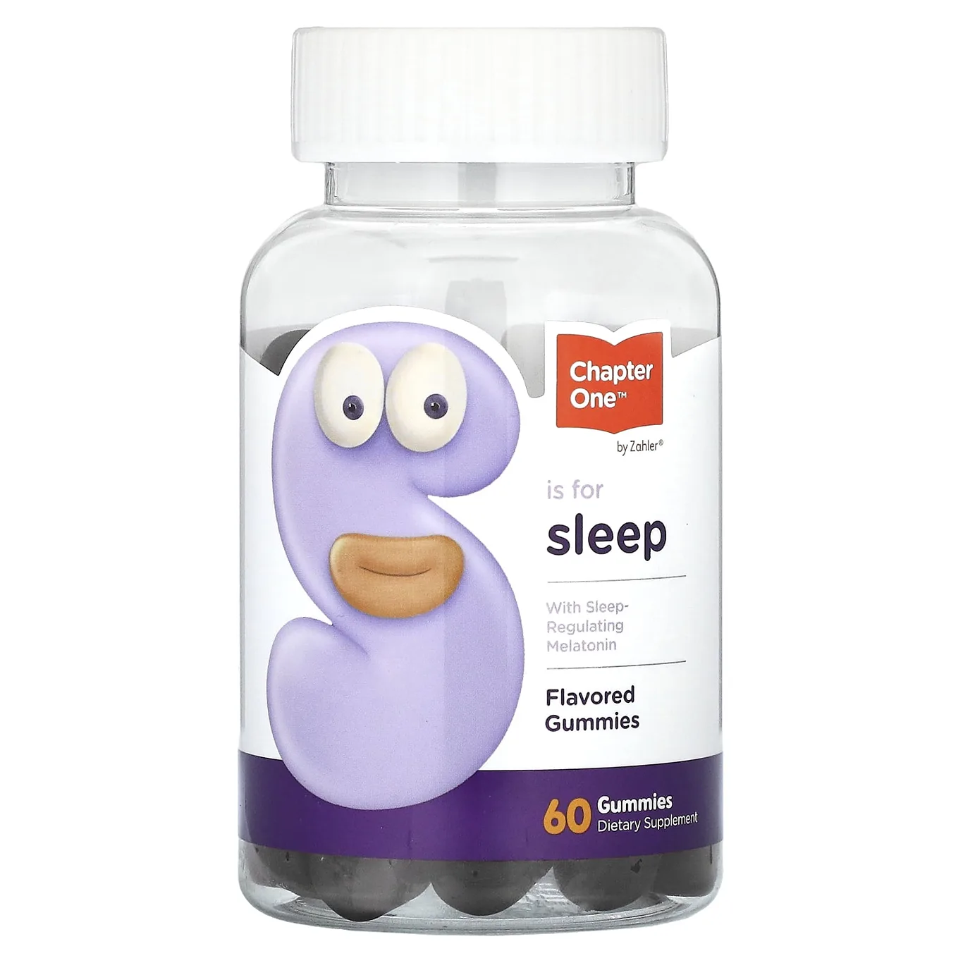 Chapter One Sleep-Regulating Melatonin | Flavored | 60 Gummies (2.5 mg Per Gummy)